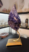 AMETHYST FLAME SCULPTURE