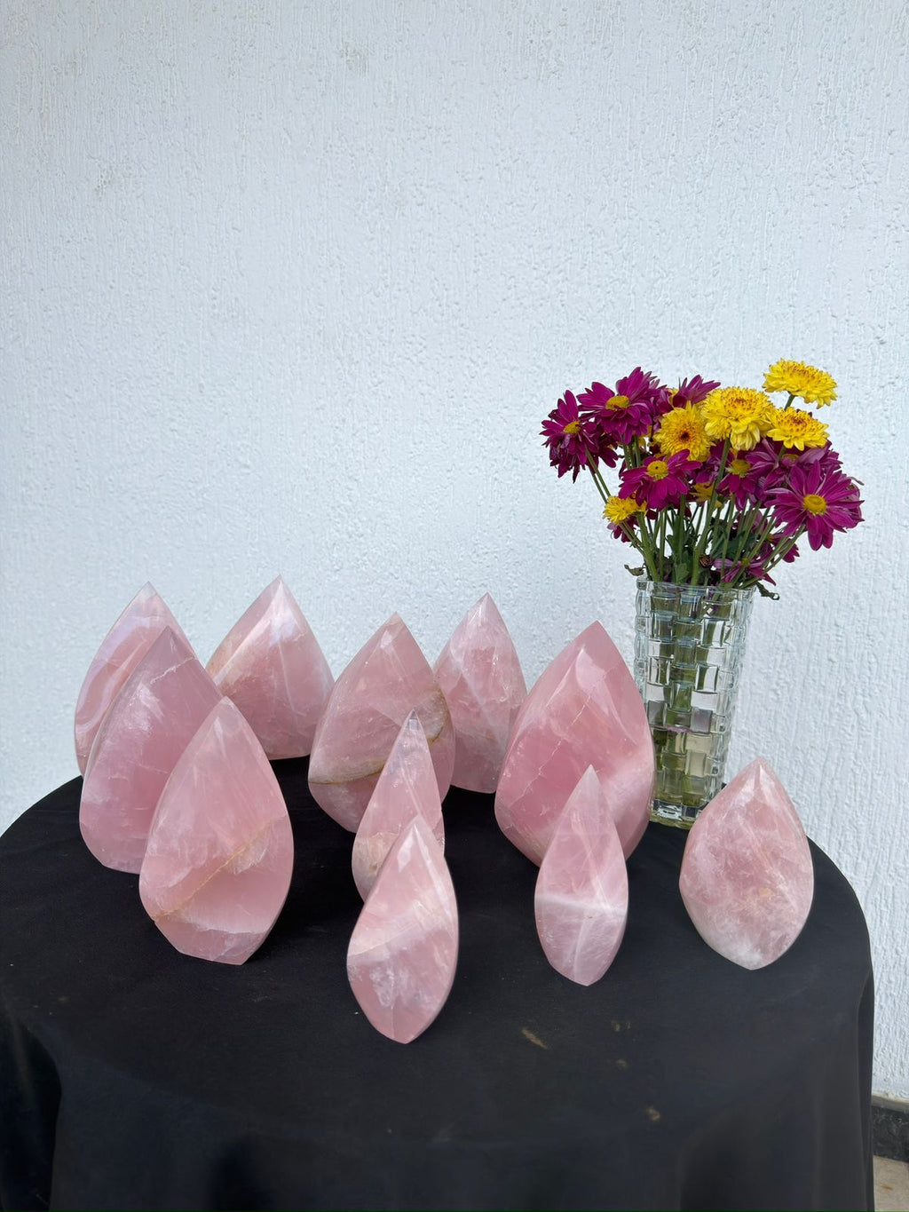 ROSE QUARTZ FLAME SET