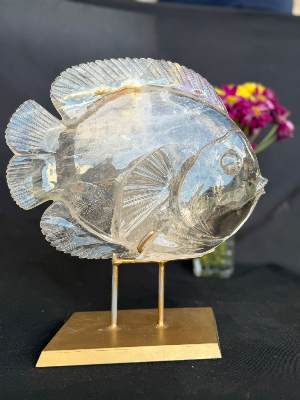 QUARTZ FISH SCULPTURE