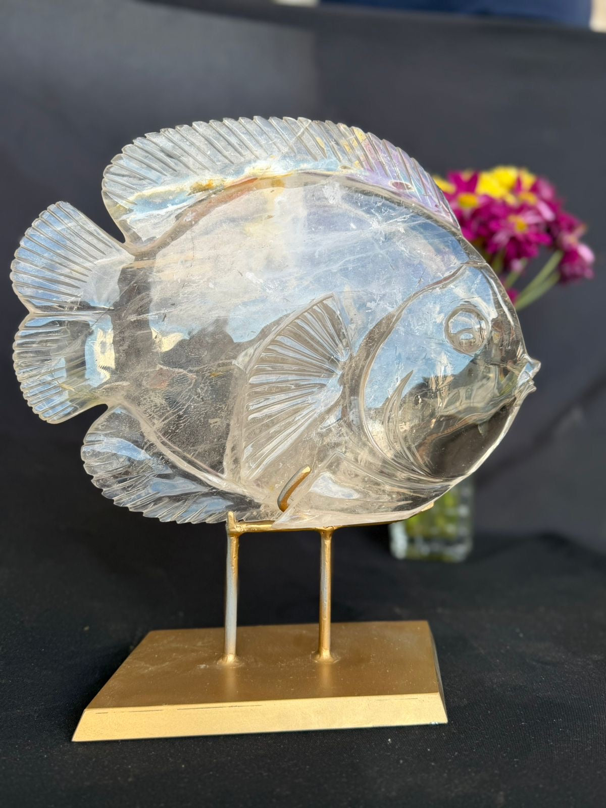 QUARTZ FISH SCULPTURE