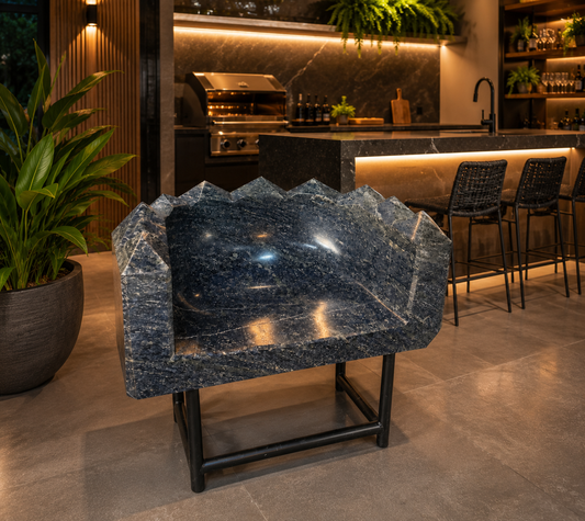 Sodalite Throne Chair