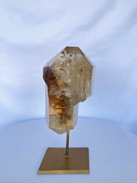 Citrine Alligator Sculpture