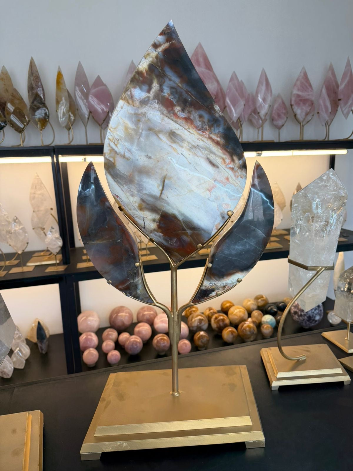 CHALCEDONY CANDELABRA