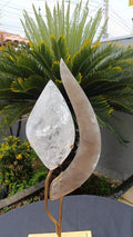 CRYSTAL LEAF SCULPTURE
