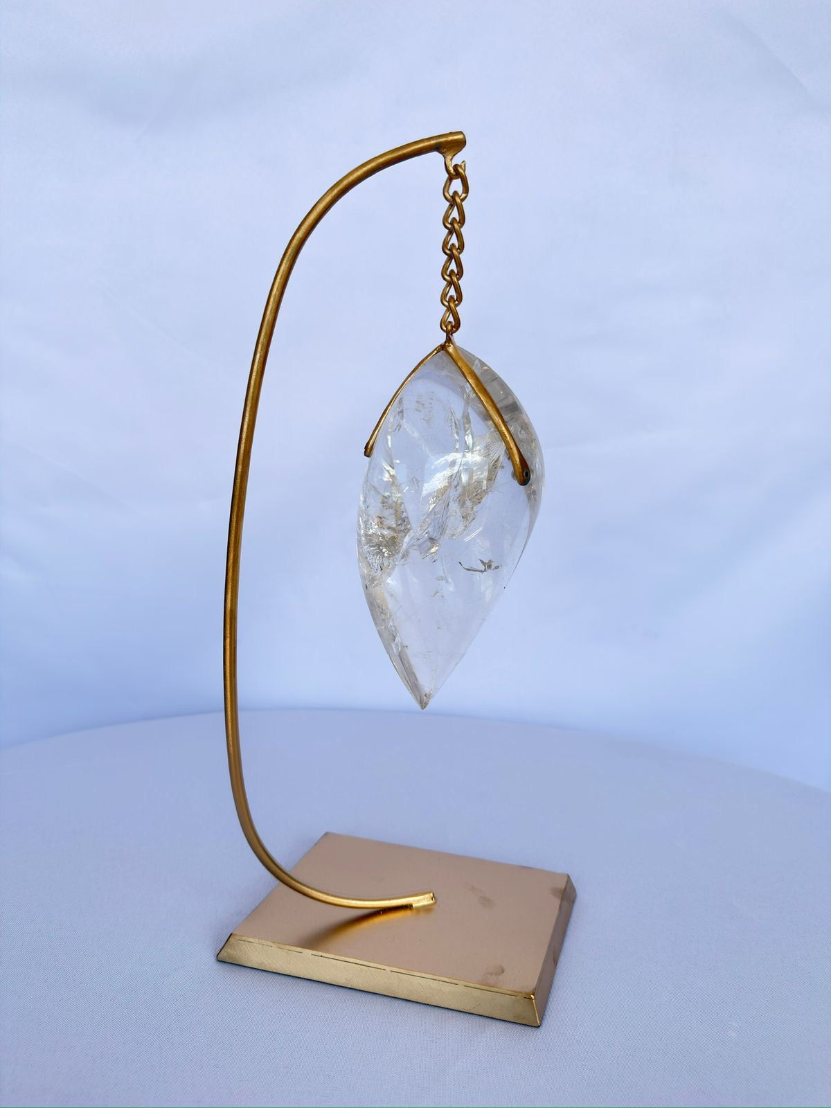 Clear Quartz Pendulum Sculpture