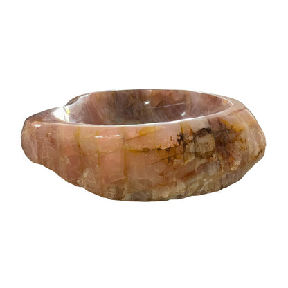 Rose Quartz Sink with Hematoid