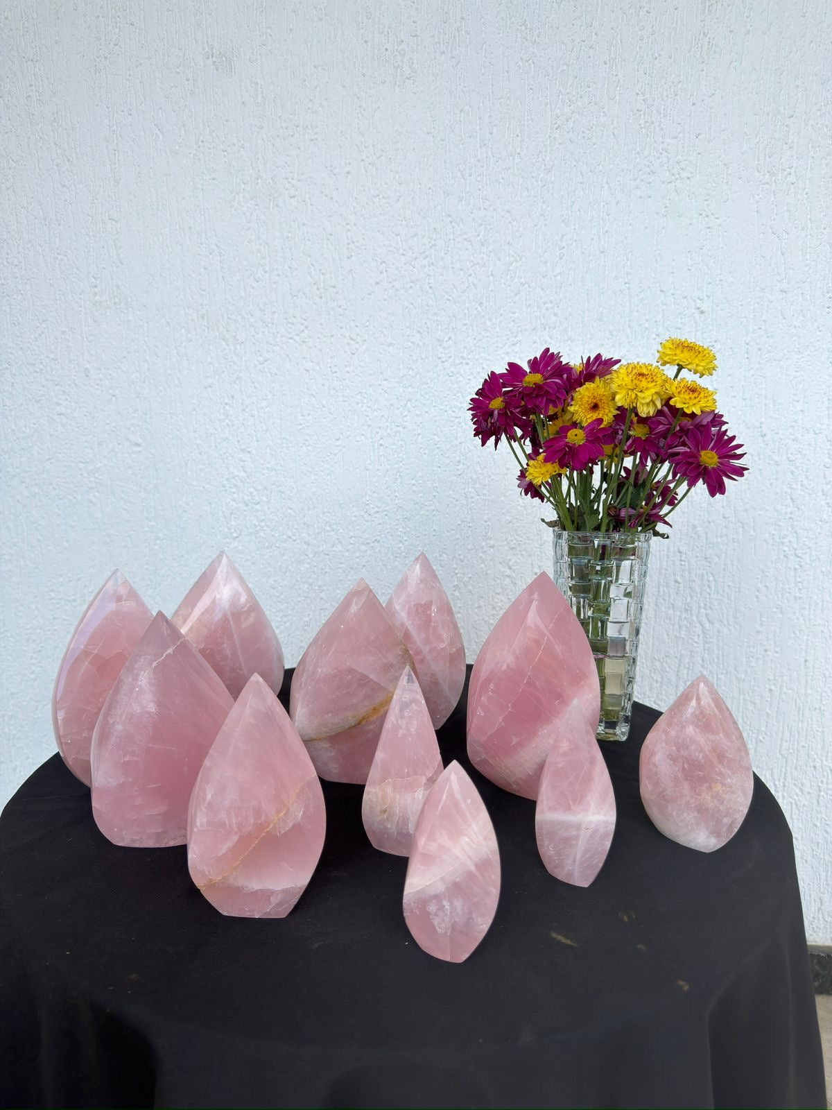 ROSE QUARTZ FLAME SET