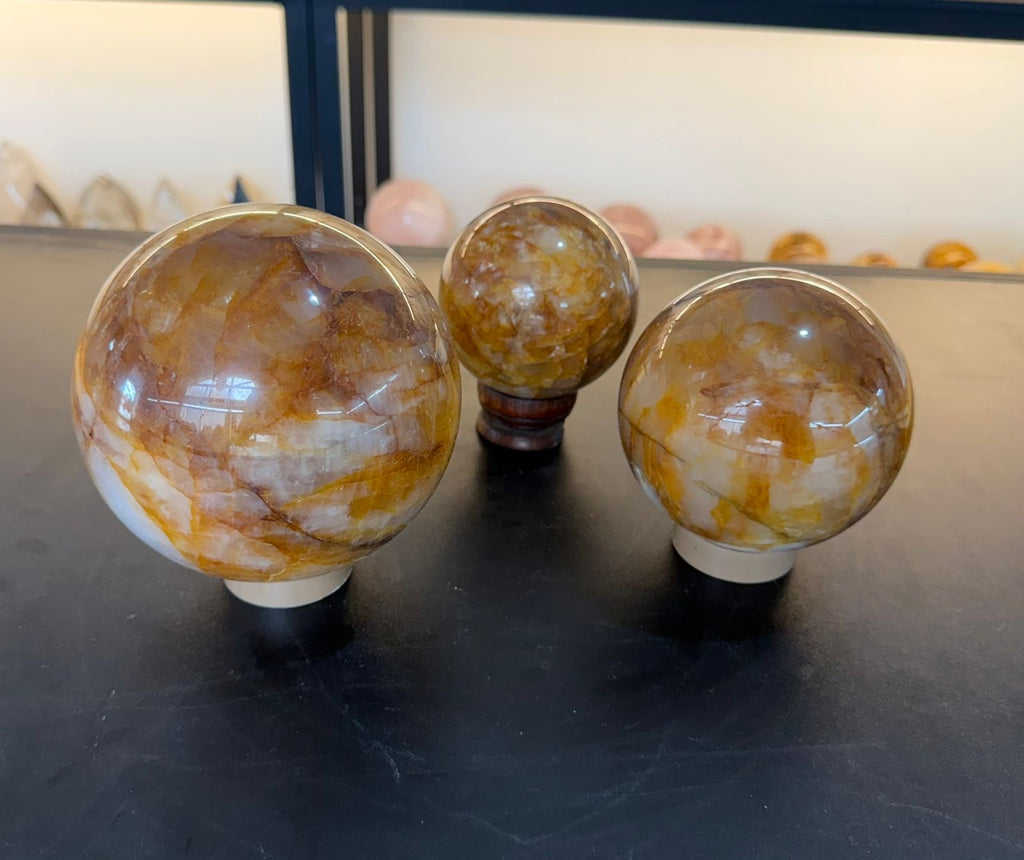 YELLOW HEMATOID SPHERE SET