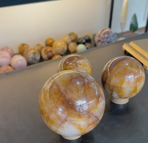 YELLOW HEMATOID SPHERE SET