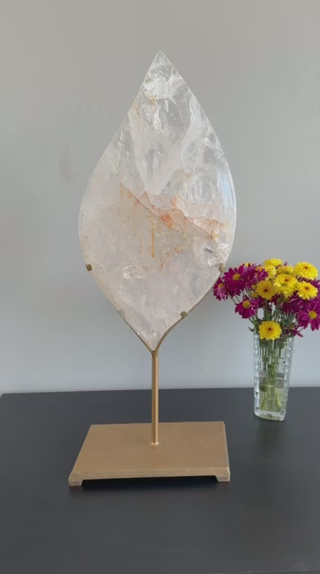 QUARTZ FLAME SCULPTURE