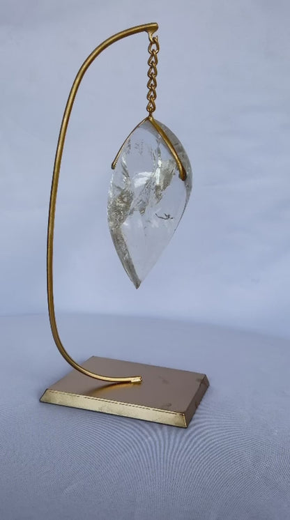 Clear Quartz Pendulum Sculpture